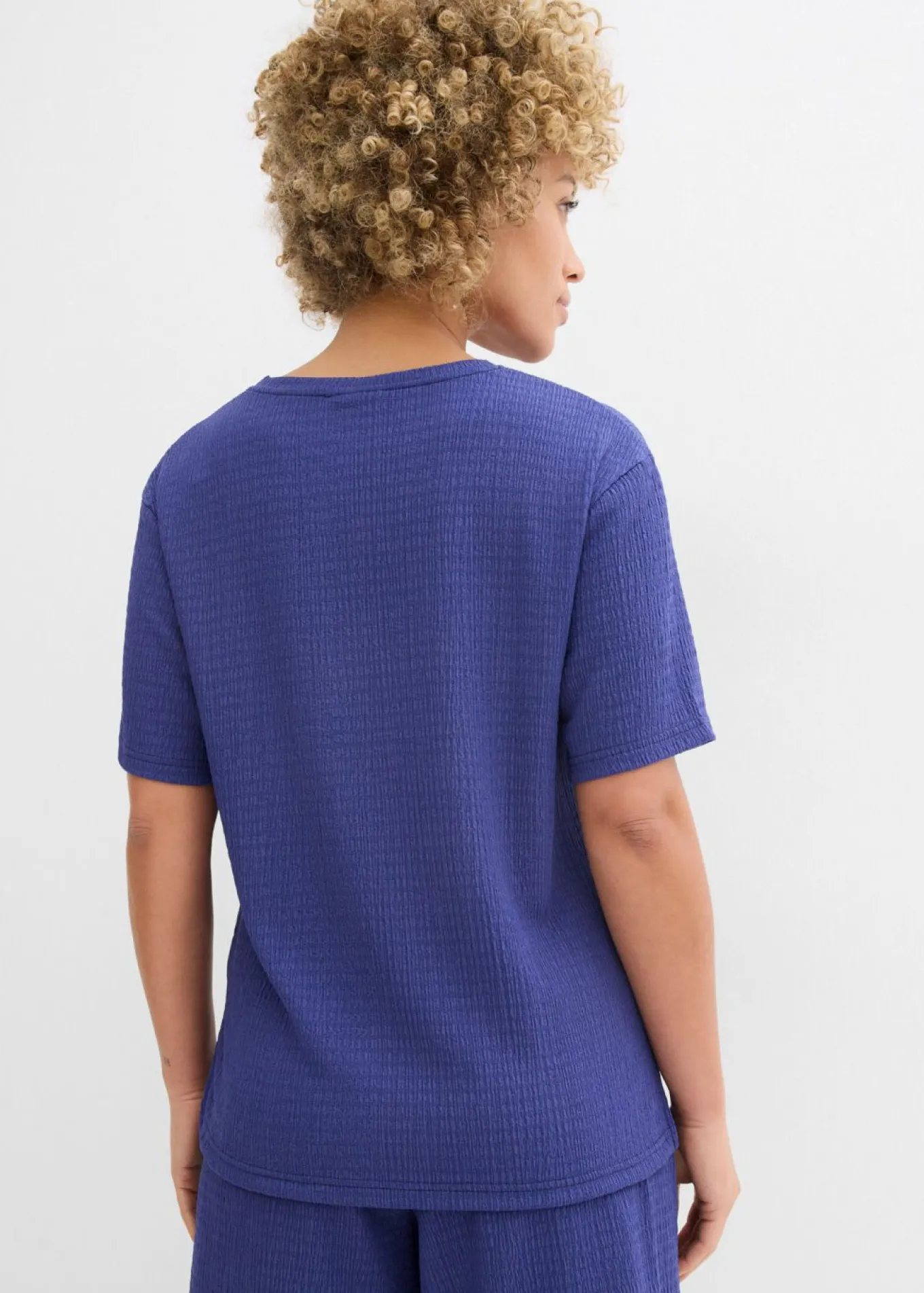 Camiseta de crepé