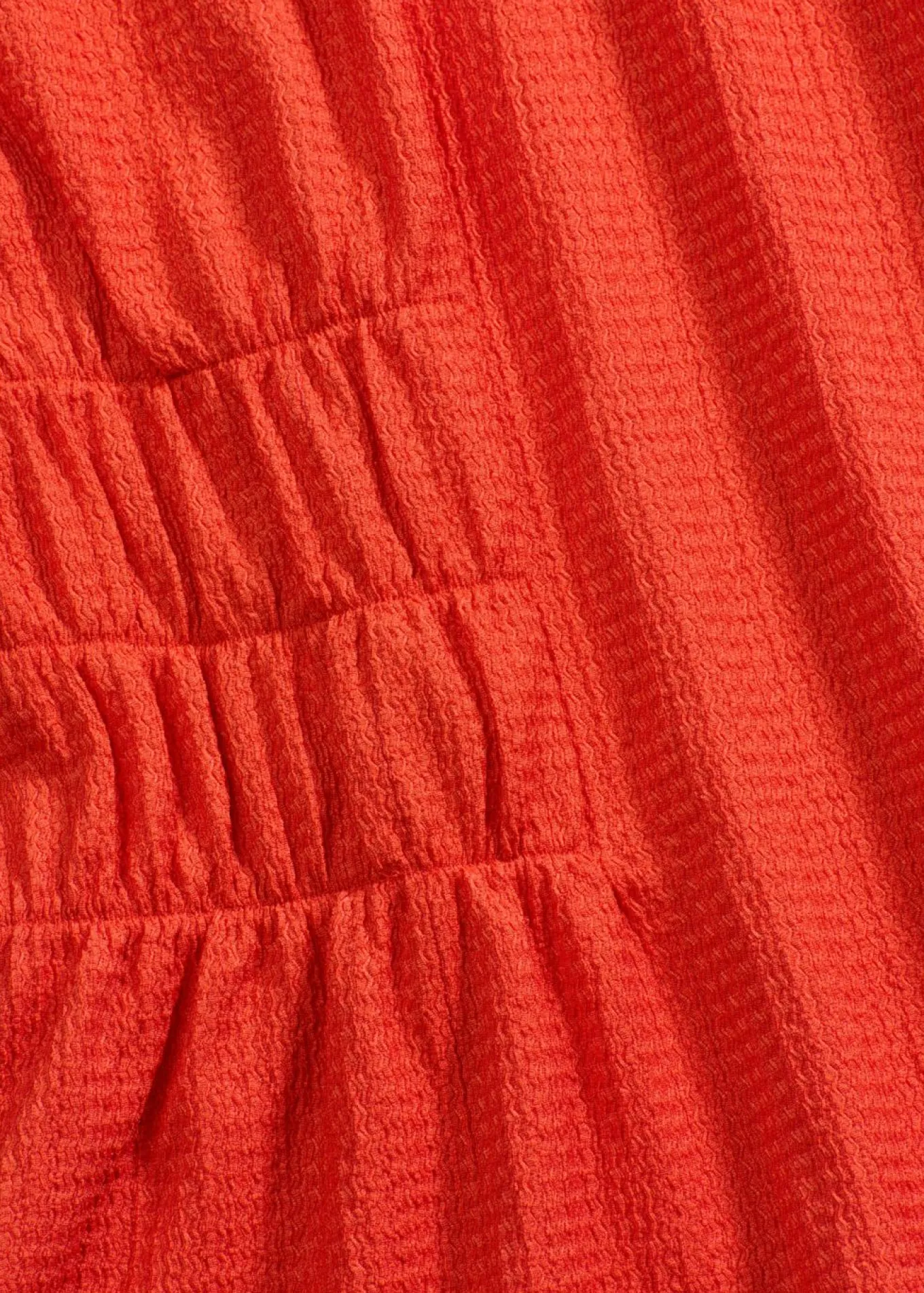 Camiseta de crepé de punto con nido de abeja
