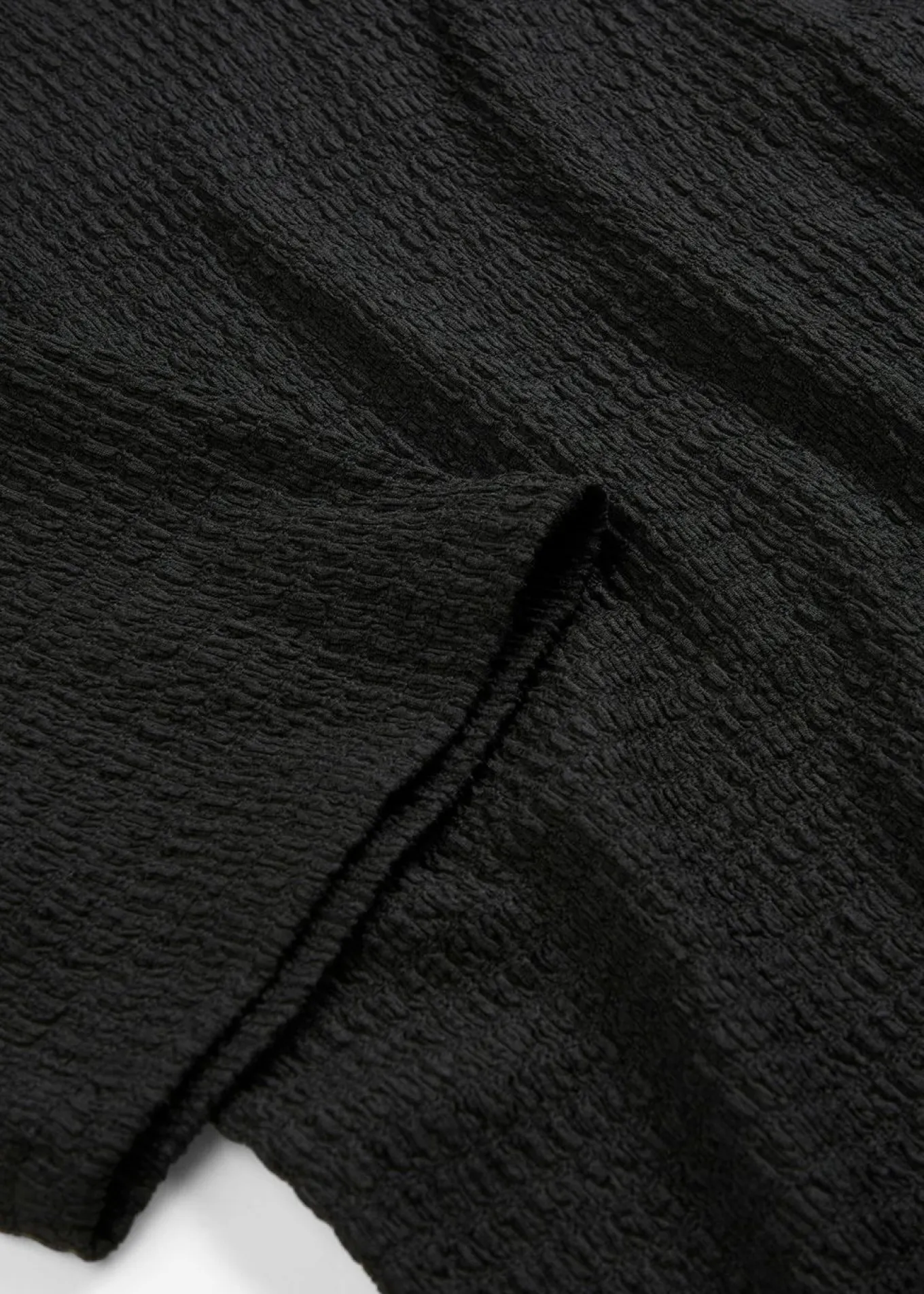 Camiseta de crepé estructurado