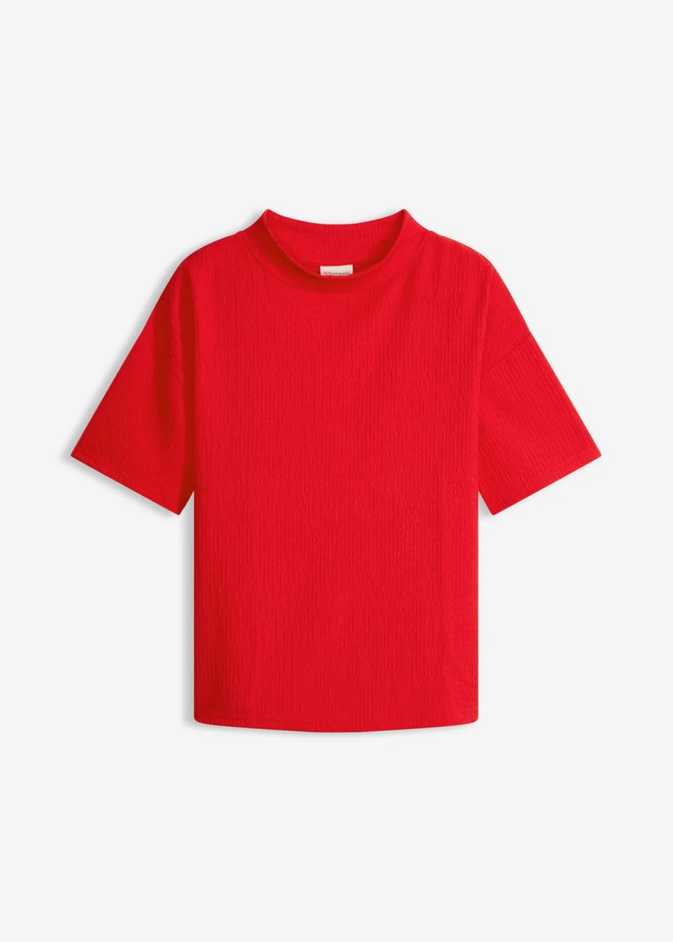 Camiseta de crepé estructurado