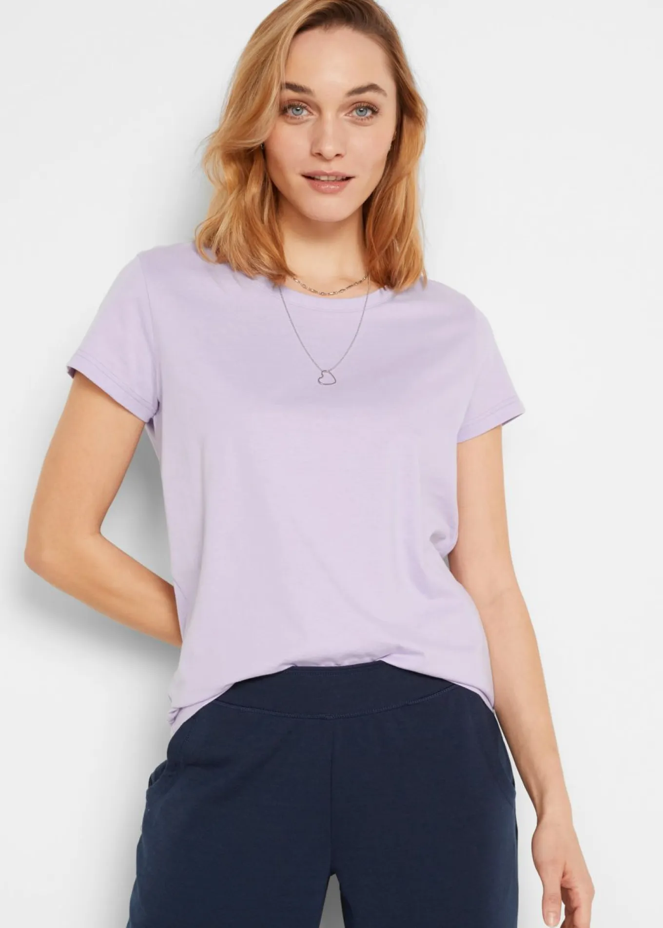 Camiseta de cuello redondo y manga corta (5 unidades)