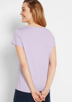 Camiseta de cuello redondo y manga corta (5 unidades)