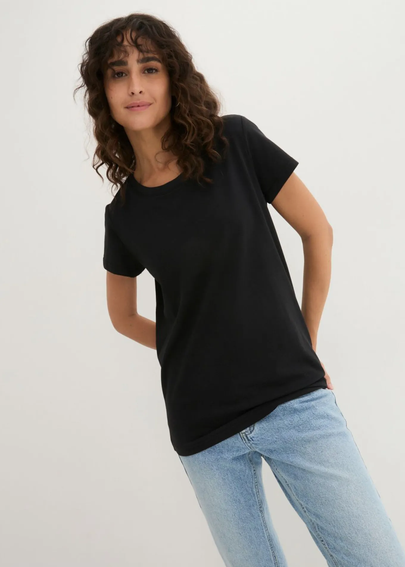 Camiseta de cuello redondo y manga corta (5 unidades)
