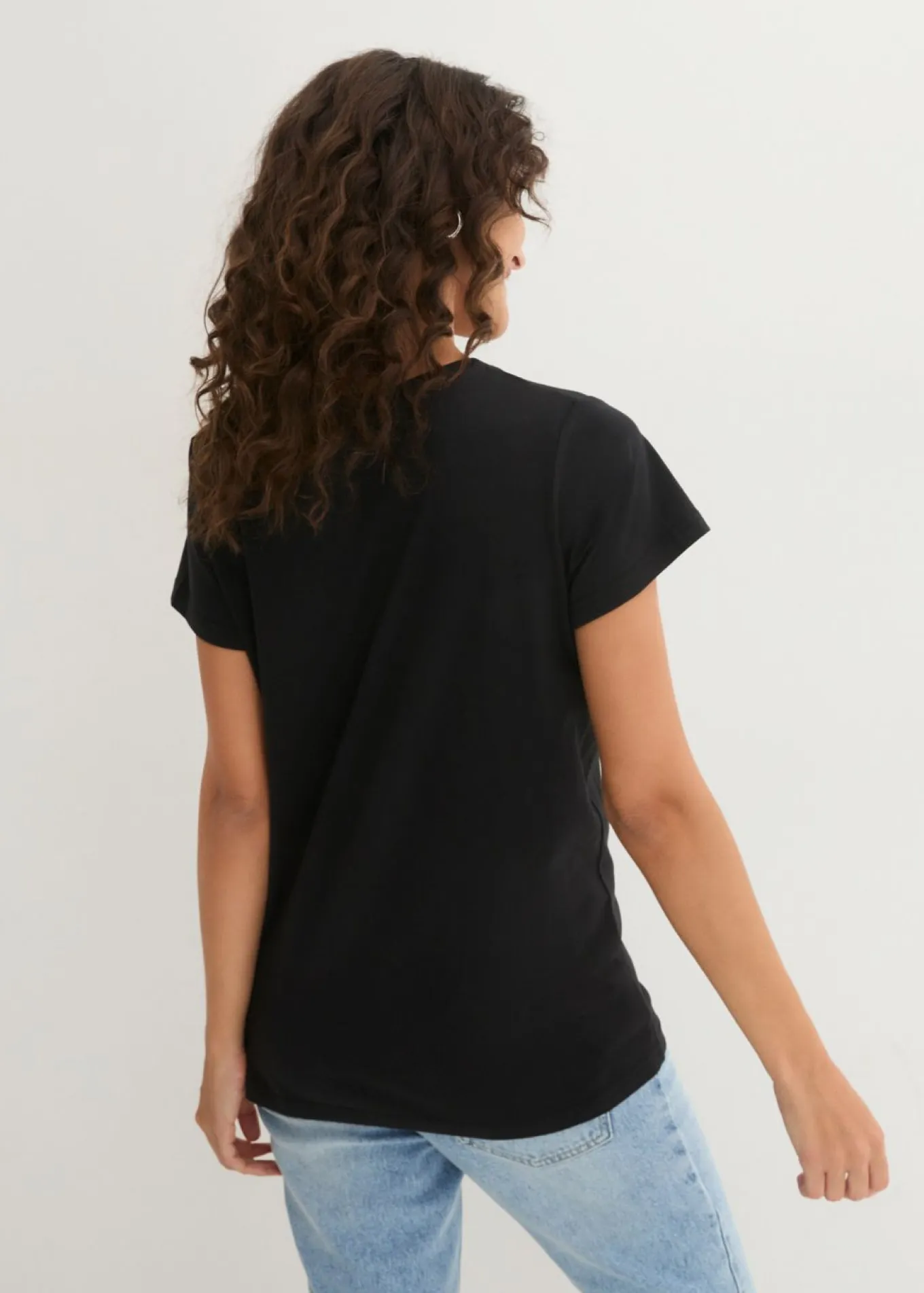 Camiseta de cuello redondo y manga corta (5 unidades)