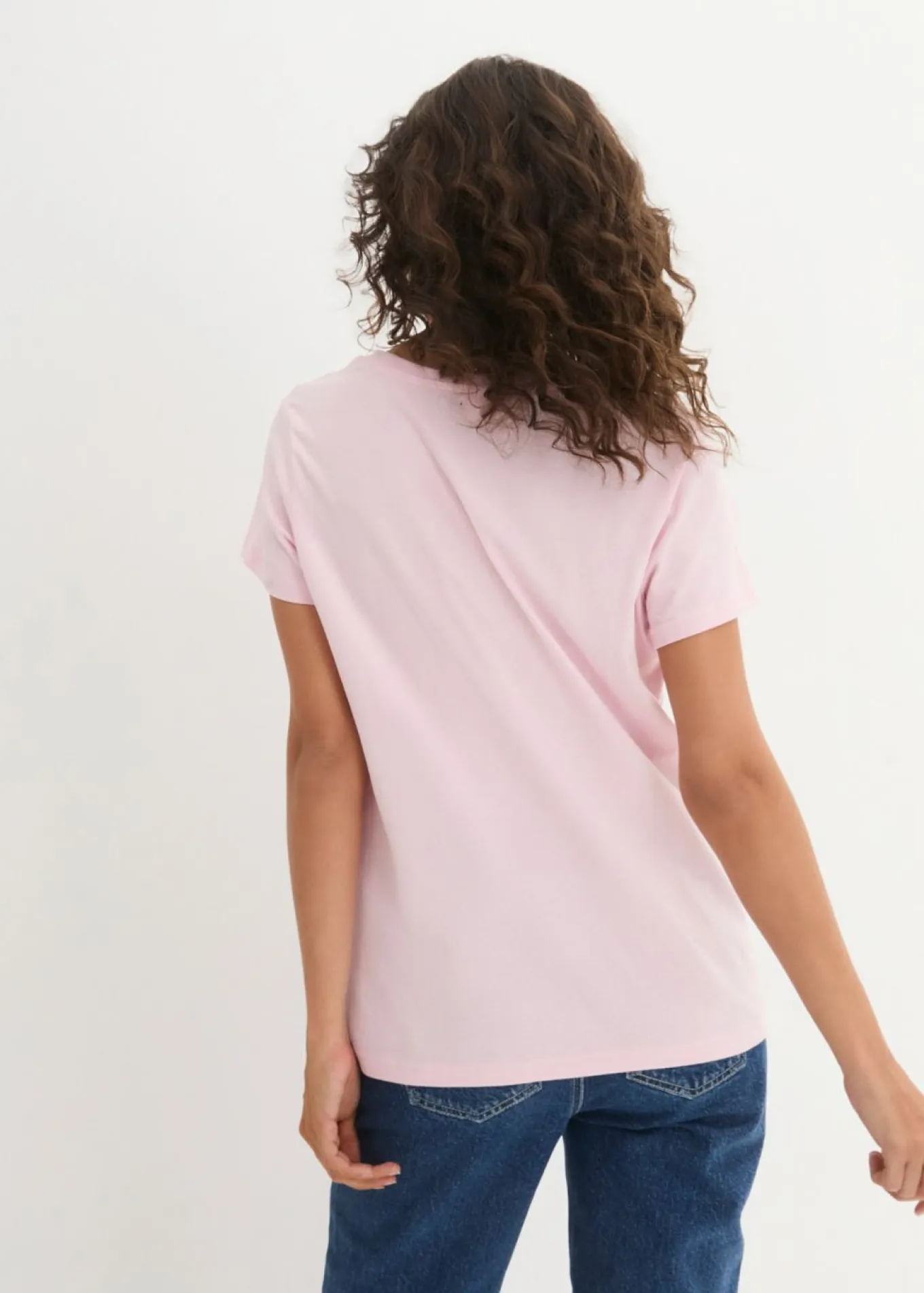 Camiseta de cuello redondo y manga corta (5 unidades)