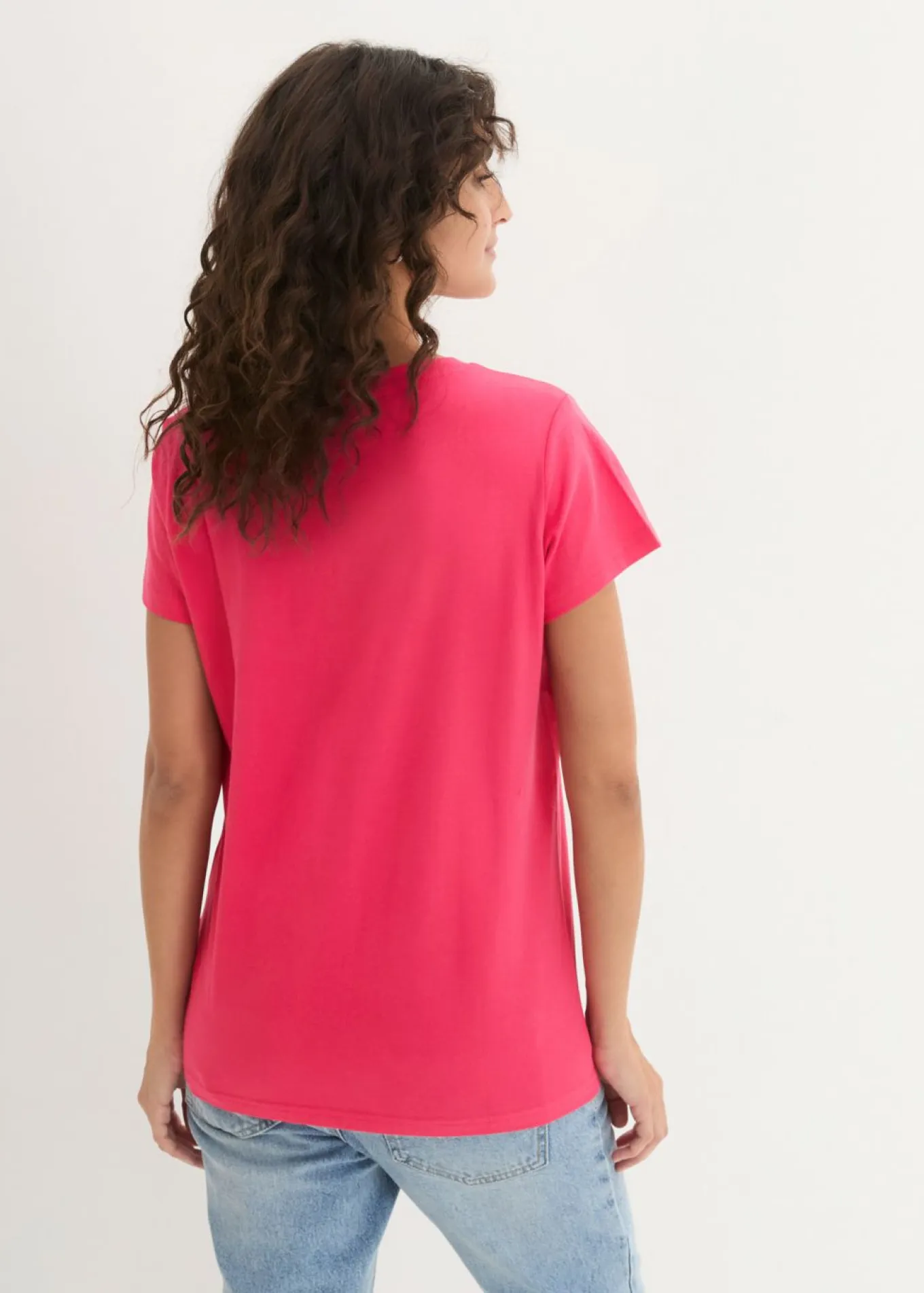 Camiseta de cuello redondo y manga corta (5 unidades)