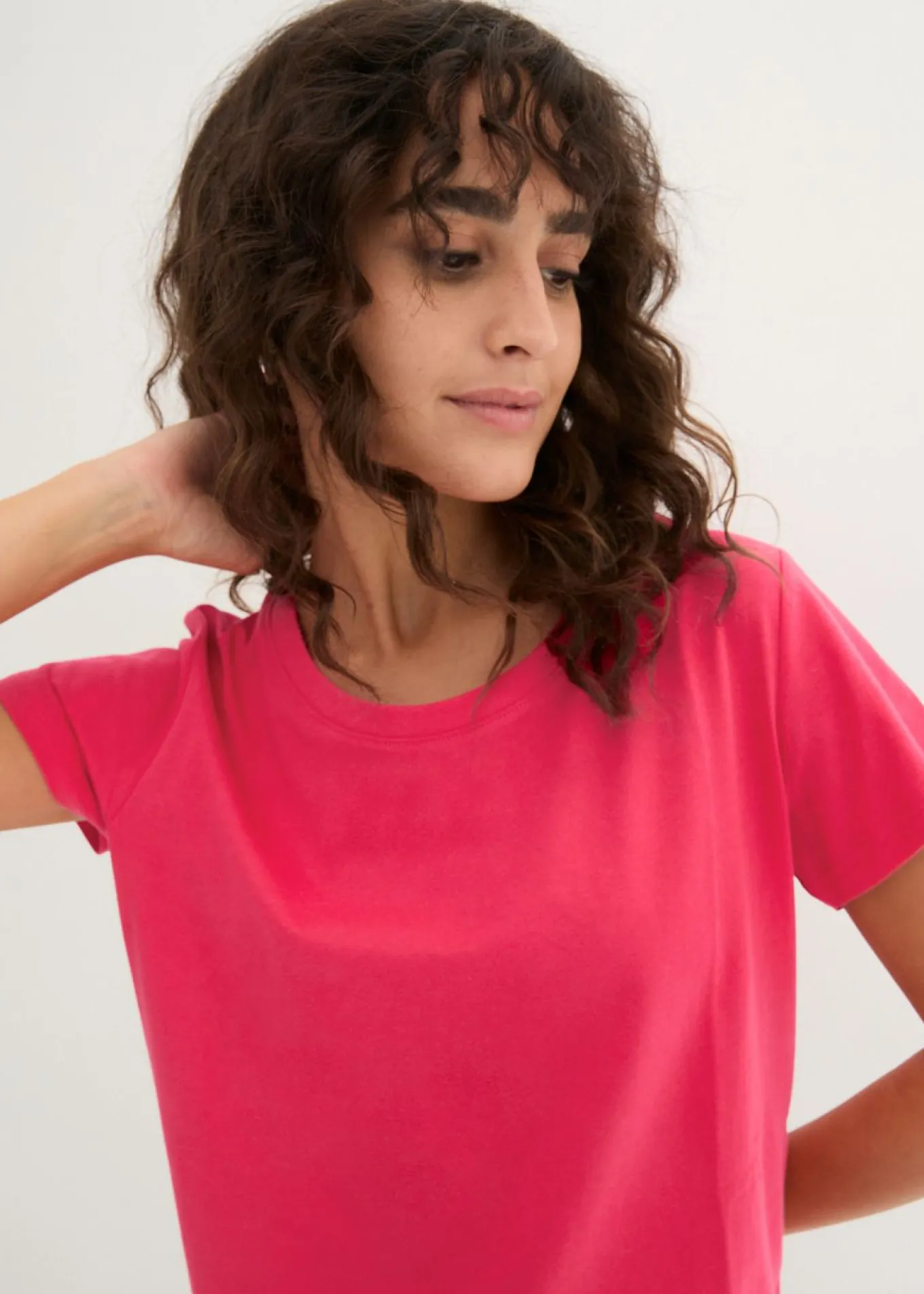 Camiseta de cuello redondo y manga corta (5 unidades)