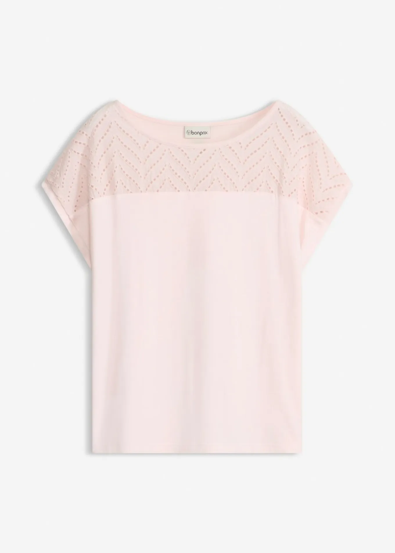 Camiseta de encaje de viscosa suave