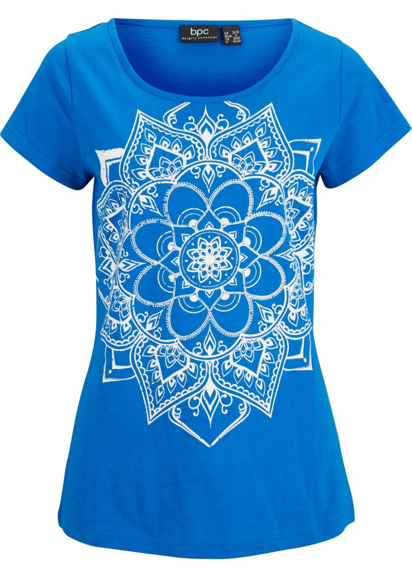 Camiseta de hilo flameado de manga corta
