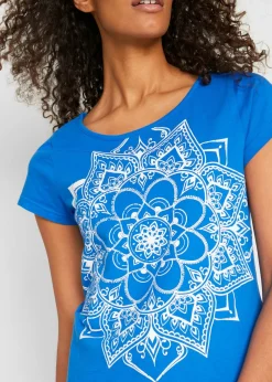 Camiseta de hilo flameado de manga corta