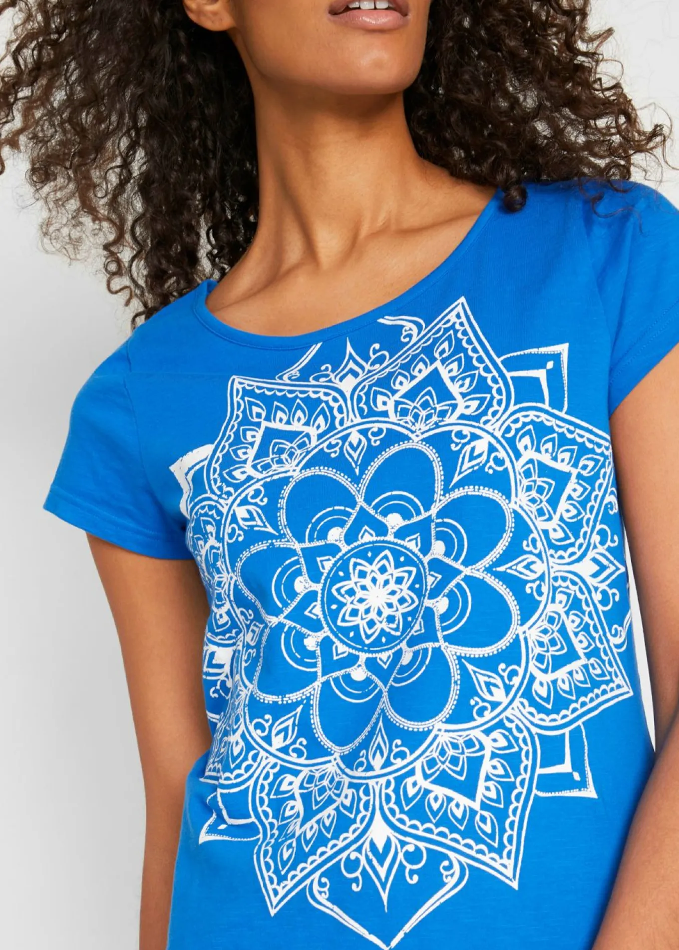 Camiseta de hilo flameado de manga corta