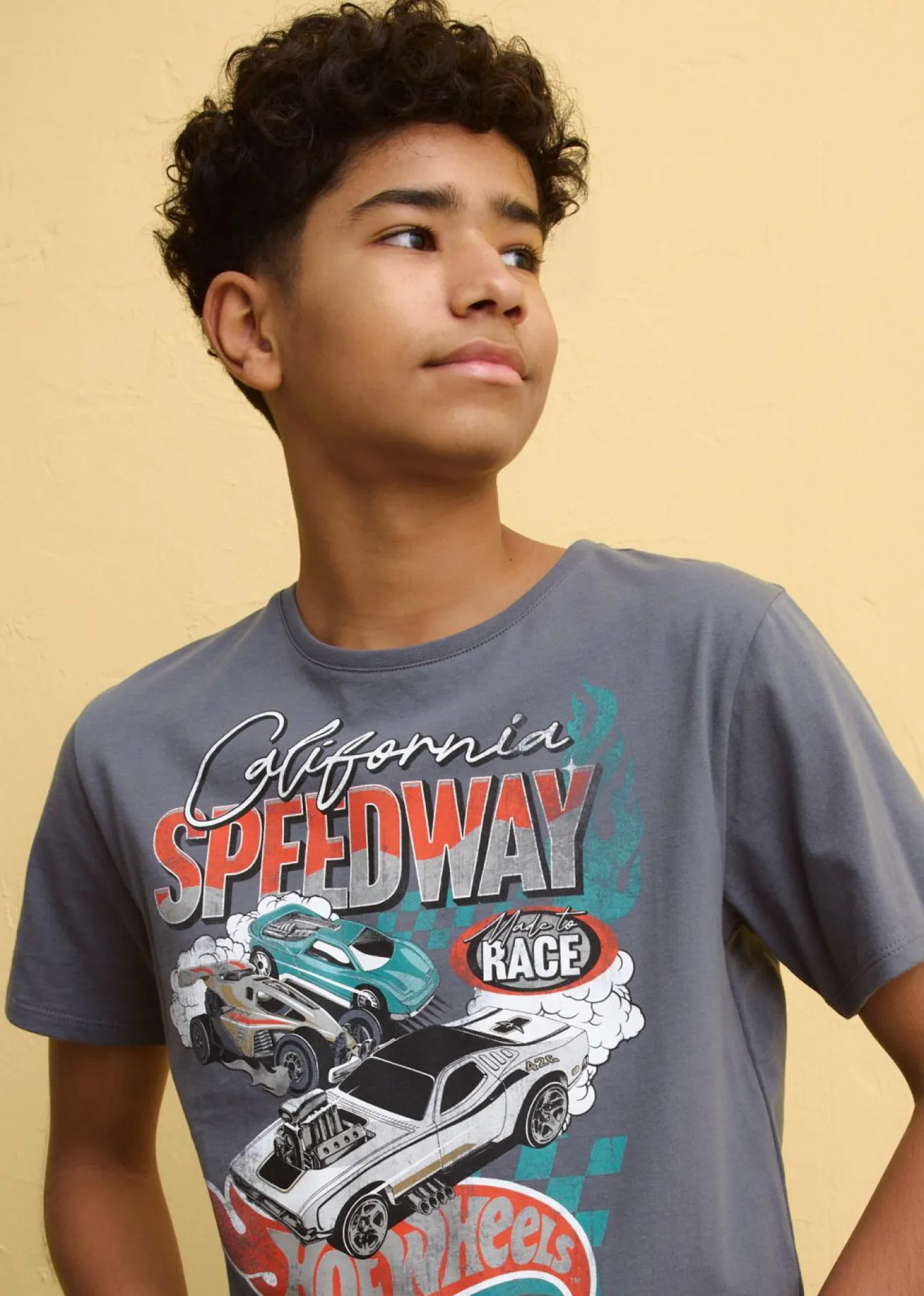 Camiseta de Hot Wheels de algodón puro