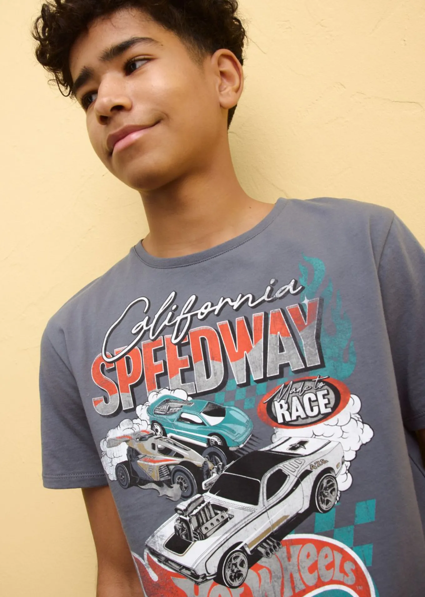 Camiseta de Hot Wheels de algodón puro