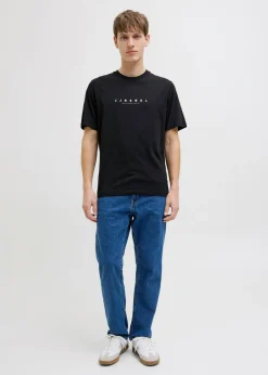 Camiseta de JJ REBEL de algodón puro con corte holgado