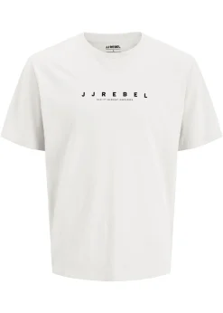 Camiseta de JJ REBEL de algodón puro con corte holgado