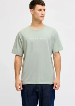 Camiseta de JJ REBEL de algodón puro con corte holgado
