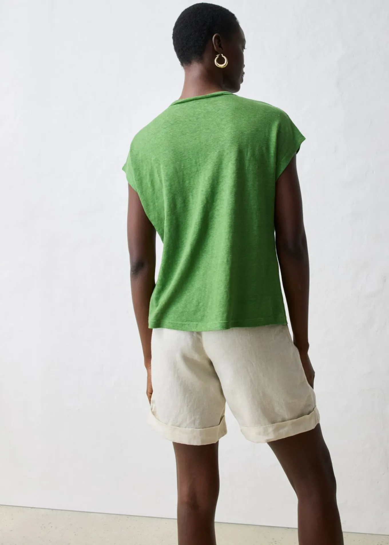 Camiseta de lino puro