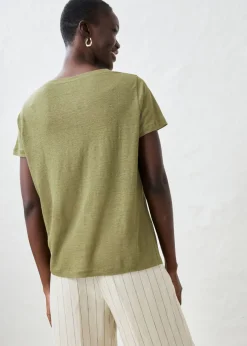 Camiseta de lino puro