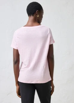 Camiseta de lino puro