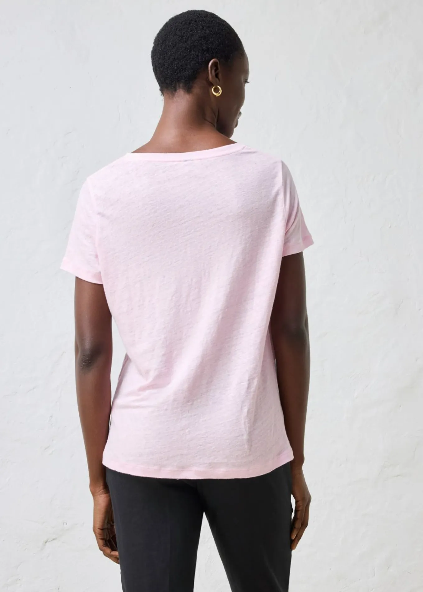 Camiseta de lino puro