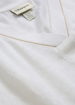 Camiseta de lino puro