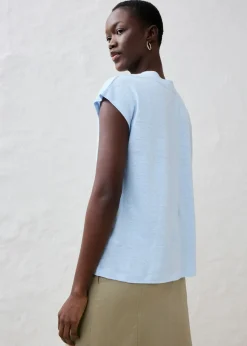 Camiseta de lino puro