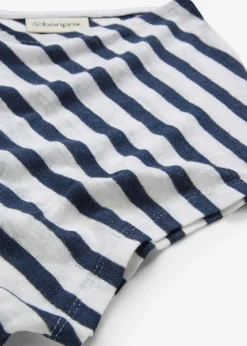 Camiseta de lino puro con mangas tipo murciélago