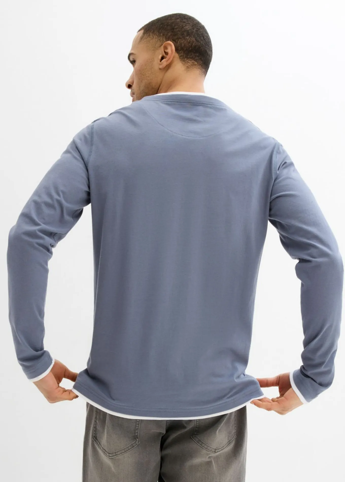 Camiseta de manga larga 2 en 1 (2 unidades)