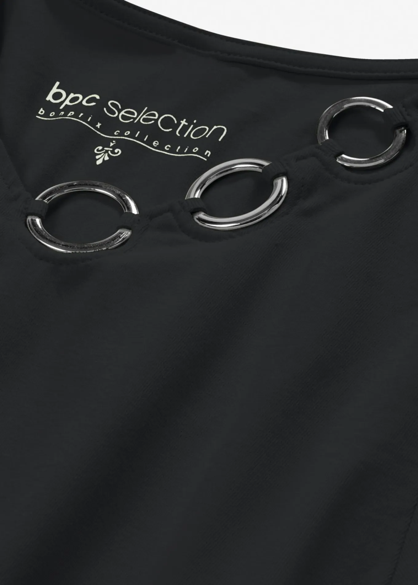 Camiseta de manga larga con ojales