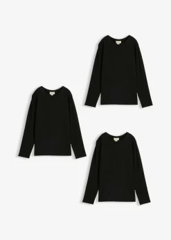 Camiseta de manga larga con algodón orgánico (3 unidades)