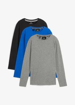 Camiseta de manga larga con algodón orgánico (3 unidades)