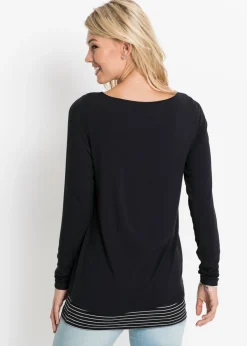 Camiseta de manga larga con doble capa
