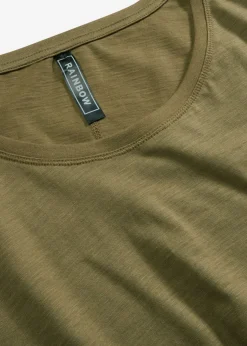 Camiseta de manga larga de algodón puro