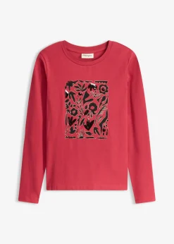 Camiseta de manga larga de algodón orgánico
