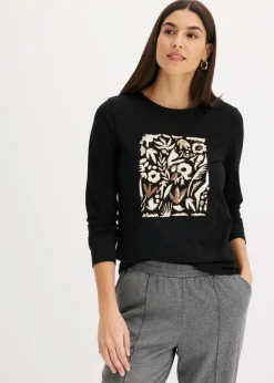 Camiseta de manga larga de algodón orgánico