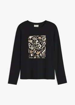 Camiseta de manga larga de algodón orgánico