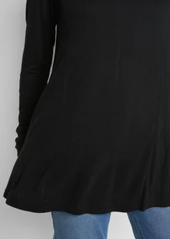Camiseta de manga larga de viscosa suave