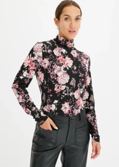 Camiseta de manga larga de suave mezcla de viscosa