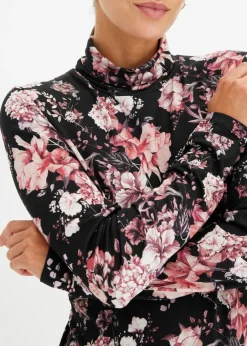 Camiseta de manga larga de suave mezcla de viscosa