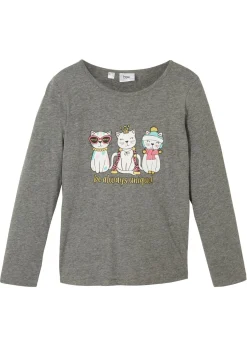 Camiseta de manga larga de mezcla de viscosa