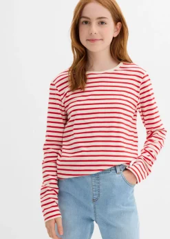 Camiseta de manga larga de algodón orgánico puro (3 unidades)