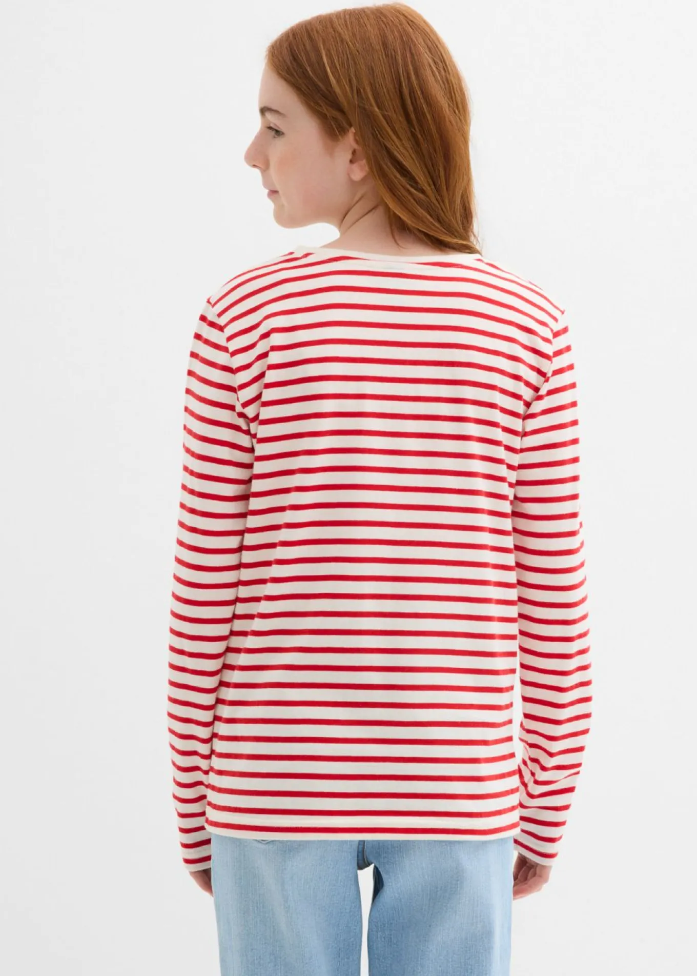Camiseta de manga larga de algodón orgánico puro (3 unidades)