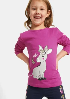 Camiseta de manga larga de algodón orgánico puro (2 unidades)
