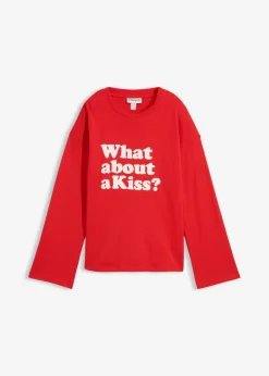 Camiseta de manga larga de algodón pesado