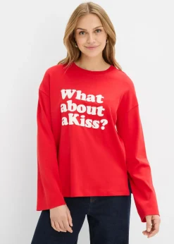 Camiseta de manga larga de algodón pesado