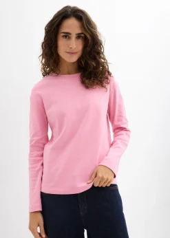 Camiseta de manga larga de algodón orgánico puro