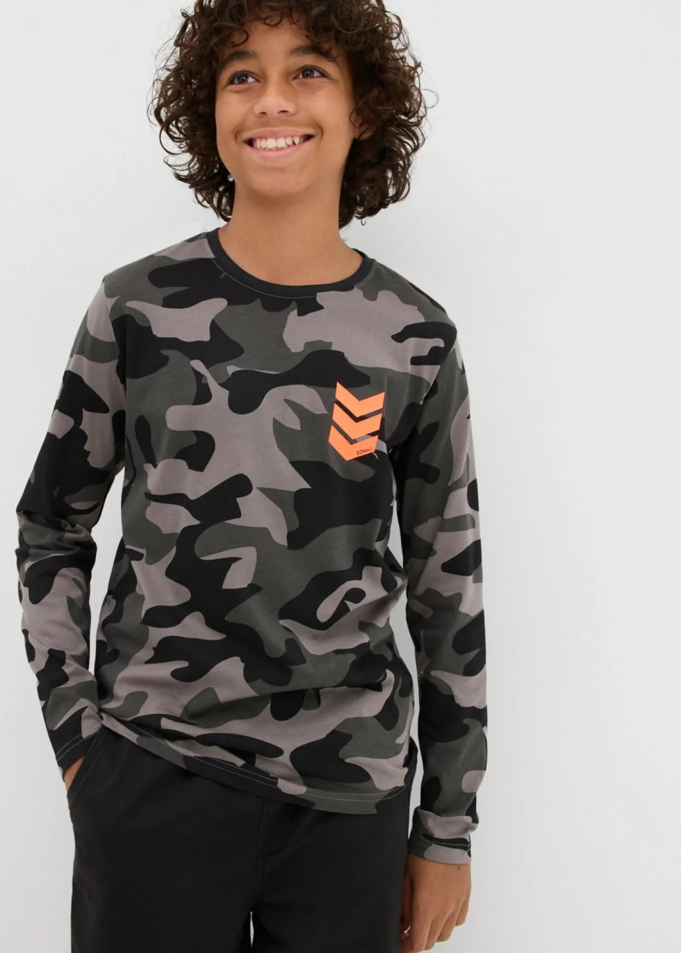 Camiseta de manga larga de algodón puro (3 unidades)