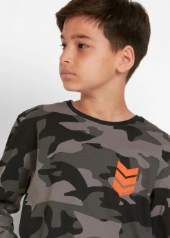 Camiseta de manga larga de algodón puro (3 unidades)