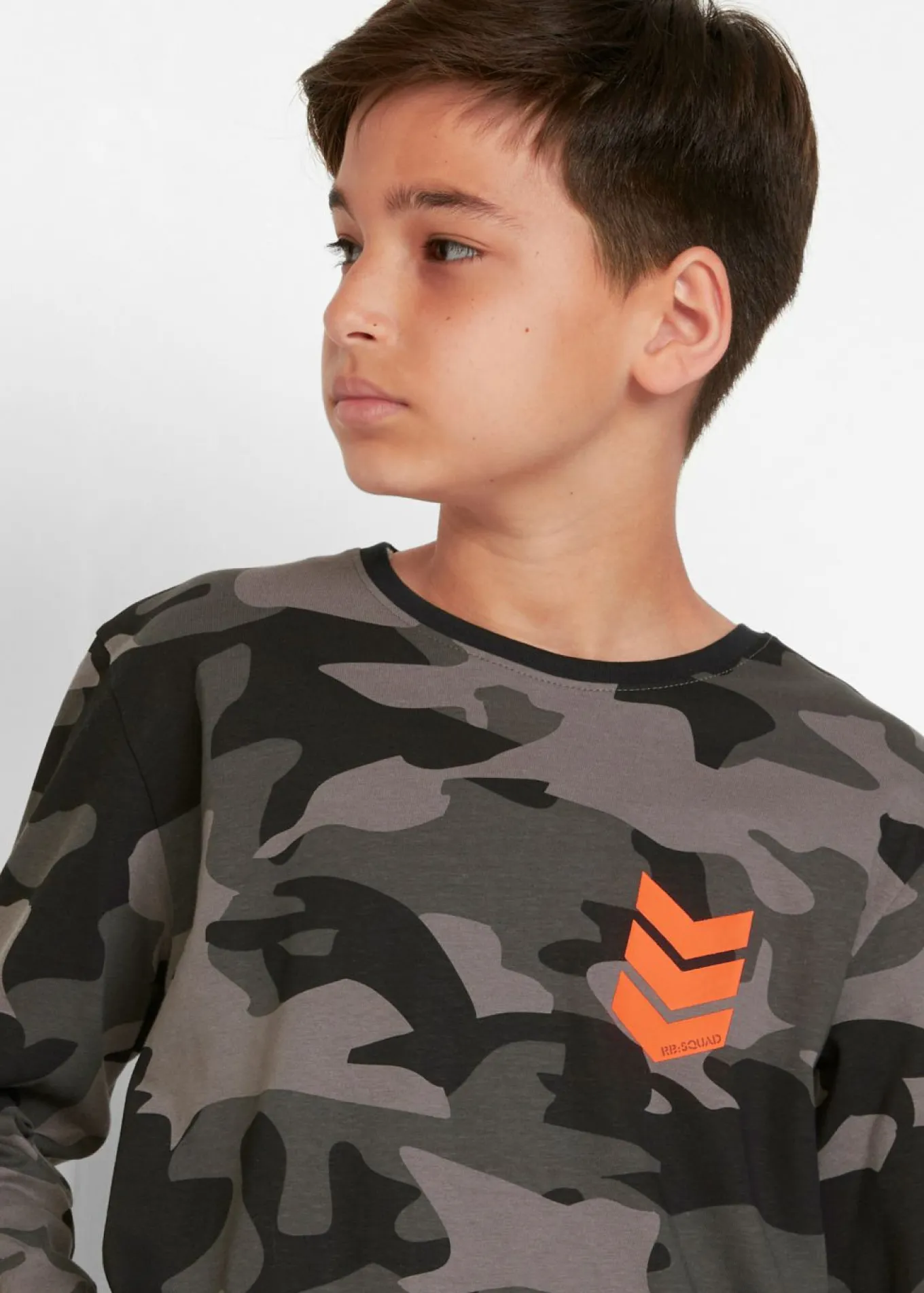 Camiseta de manga larga de algodón puro (3 unidades)
