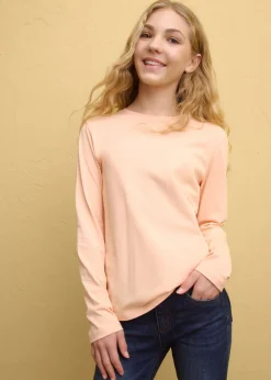 Camiseta de manga larga de algodón orgánico puro (3 unidades)